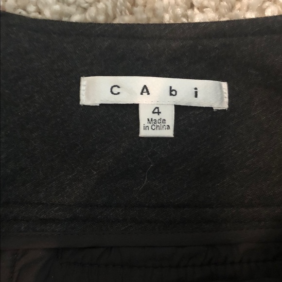 Cabi gray/ blacks slacks - Picture 3 of 3